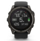 fēnix 8 – 51 mm -Solar -Sapphire - Carbon grey DLC titanium with Black/pebble grey silicone band - 010-02907-11 - Garmin